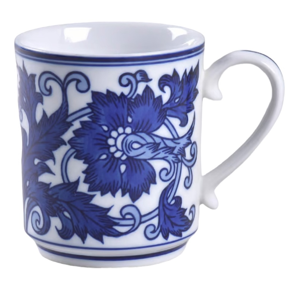 Bombay Company Asian Garden Blue and White Coffee Mug